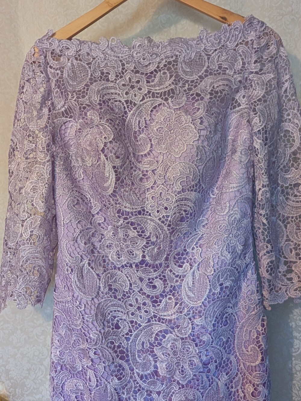 HEBEOS Lavender Lace Dress Sz.8